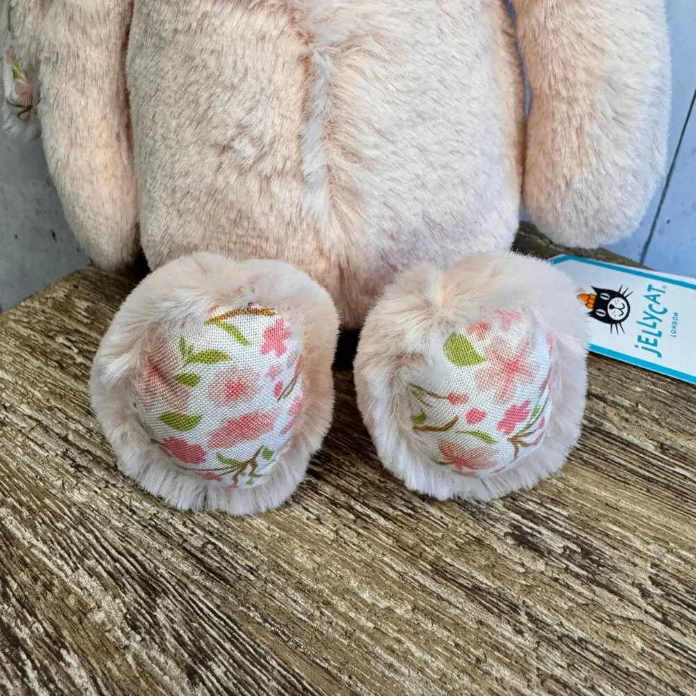 Jellycat Blossom Blush Bunny Cherry NEW!  Jellycat Bashful SMALL FAST SHIP